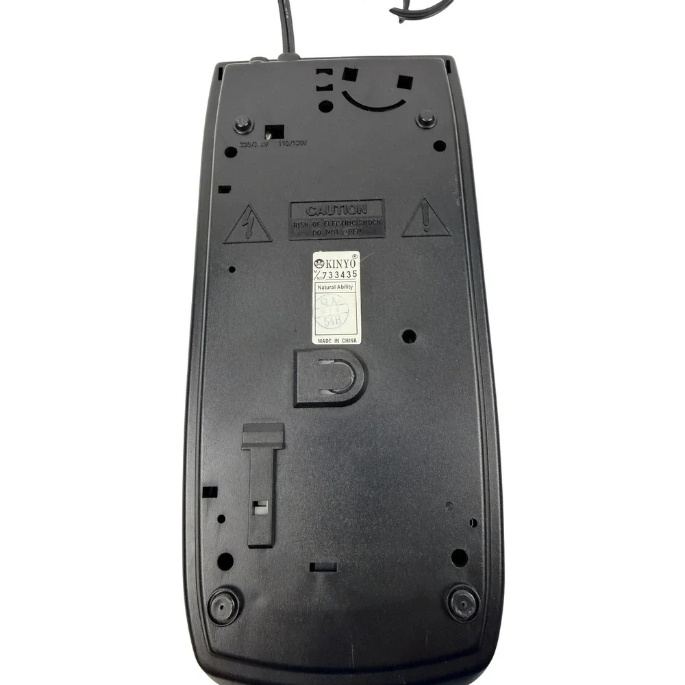 Kinyo VHS Video Rewinder Black Tape Rewinder Model 733435 Vintage - BW - Picture 3 of 4